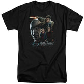 Harry Potter Final Fight Men's 18/1 Tall Cotton Short-Sleeve T-Shirt